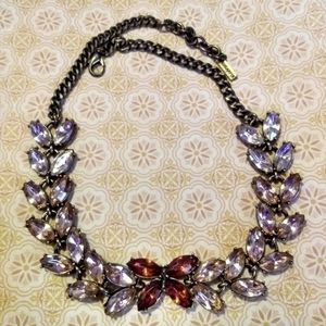 Amber butterfly chocker